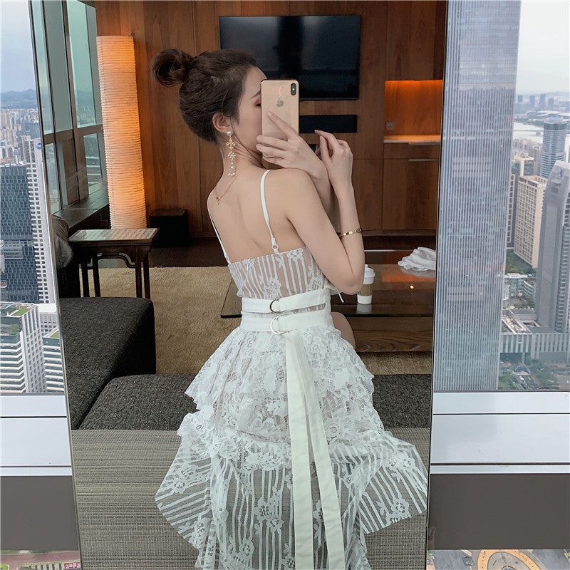 Levoire | Charmante Robe d'Été Sans Bretelles à Deux Pièces