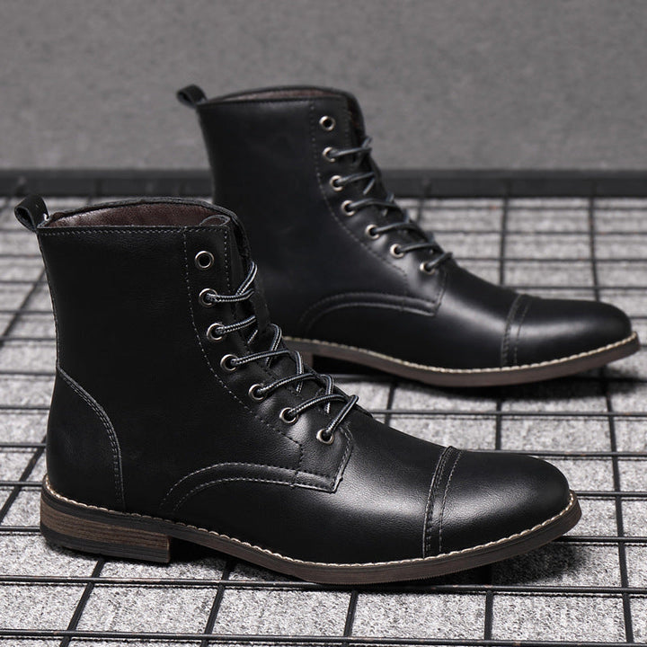 Levoire | Bottes Cheville Cuir Véritable