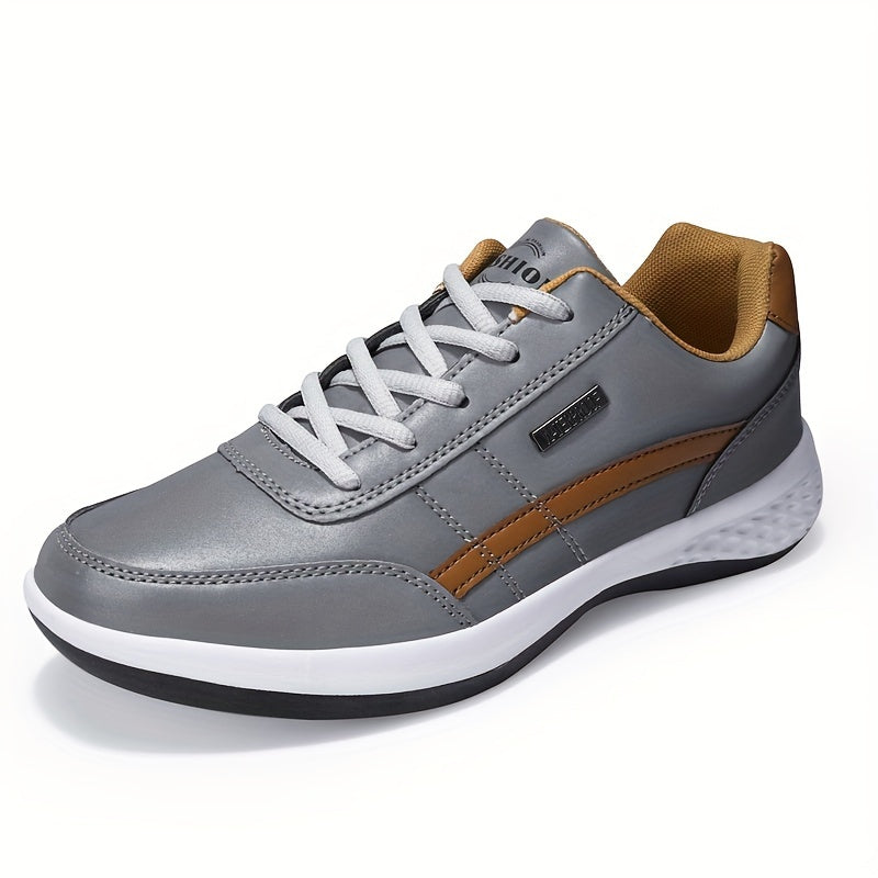 Levoire | Grandes Tailles Une Couleur Baskets Hommes À Semelle Douce Et Antidérapante gris