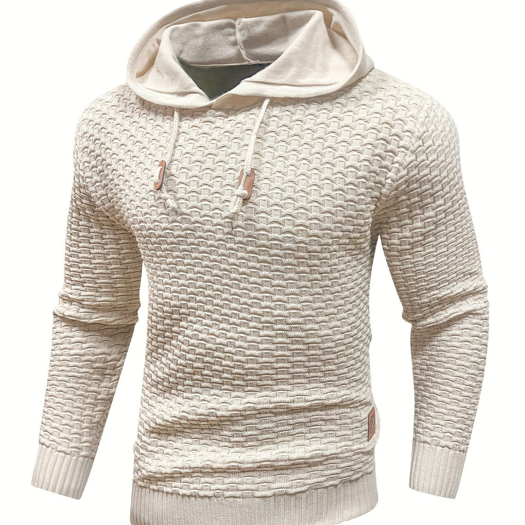 Levoire | Sweat À Capuche Tricoté Chaud Au Style Rétro
