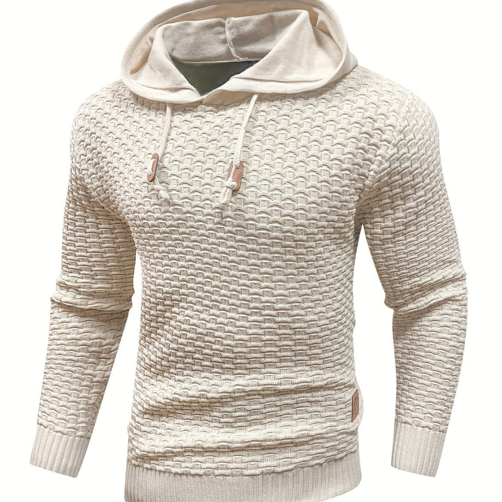 Levoire | Sweat À Capuche Tricoté Chaud Au Style Rétro