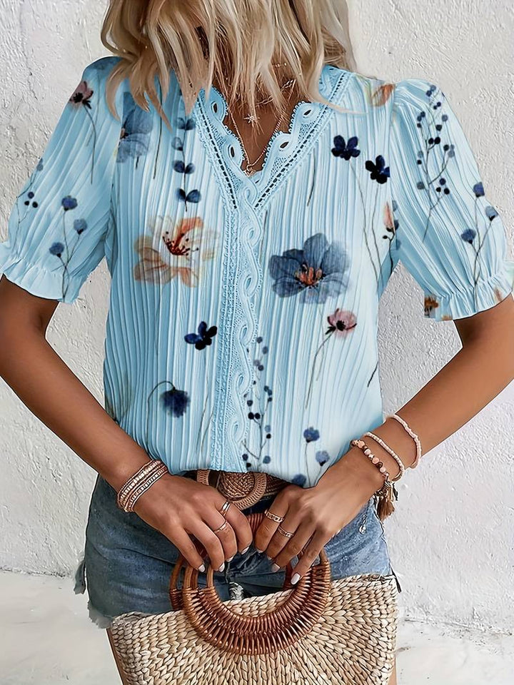 Levoire | Blouse Euphoria - Moderne Et Polyvalente Bleu ciel