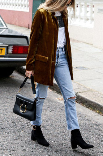 Levoire | Blazer En Velours Pour Femmes