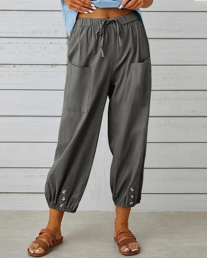 Levoire | Pantalon ample pour le quotidien Gris foncé