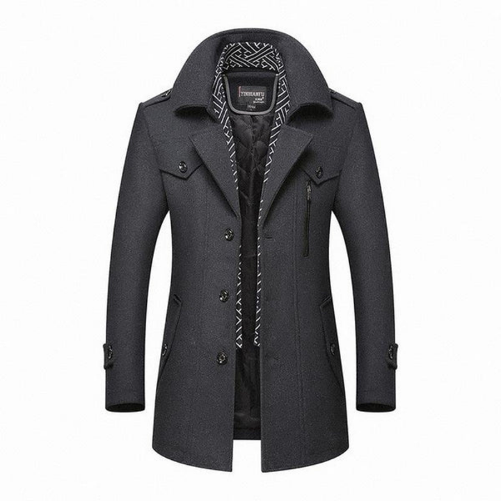 Levoire | Manteau Élégant Pour Homme Pour Les Jours Frais Gris