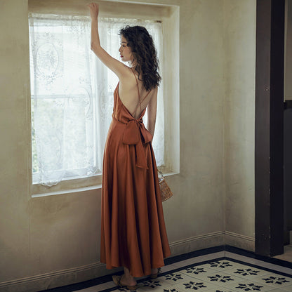 Levoire | Robe longue à col halter deluxe