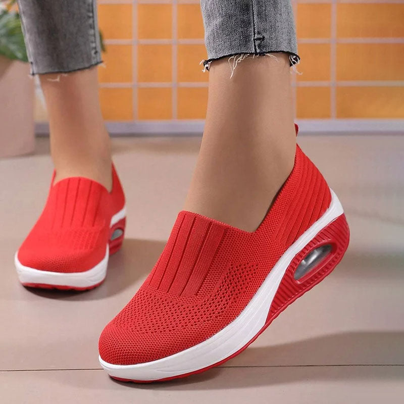 Levoire | Baskets Slip On Suspendues Avec Semelle Ergonomique Pour Femmes Rot
