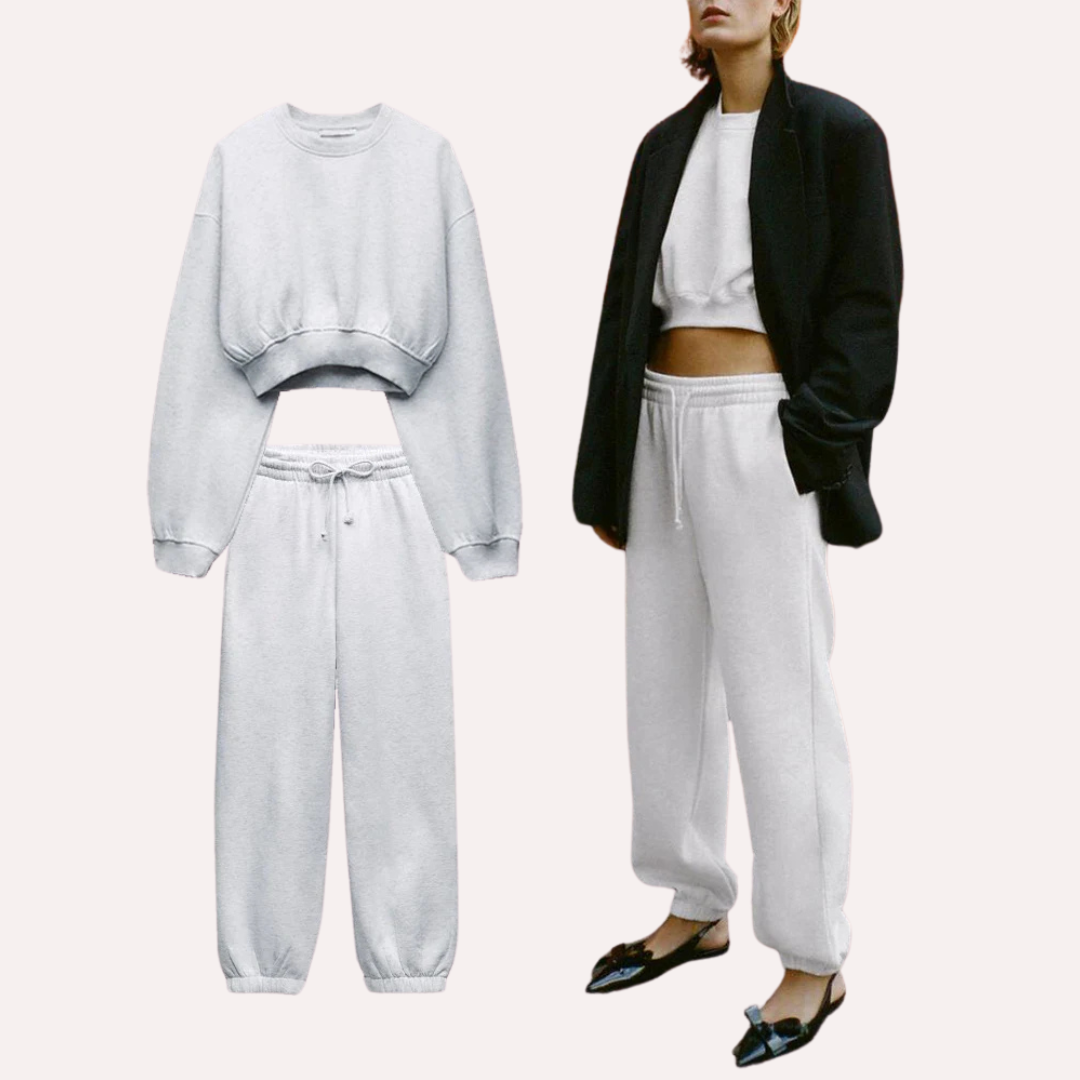 Levoire | Deux Pices Crop Top Ensemble