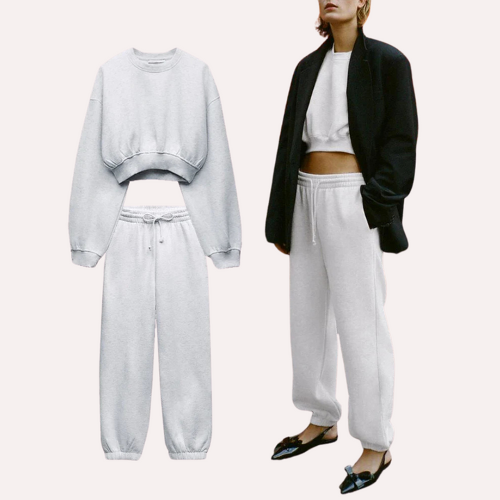 Levoire | Deux Pices Crop Top Ensemble