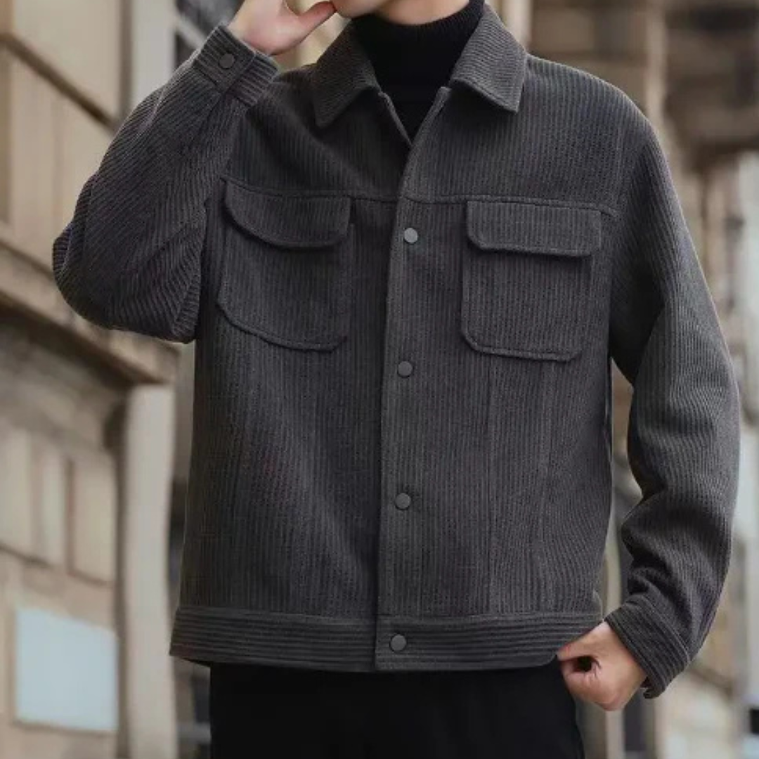 Levoire | Veste En Corduroy Pour Hommes Style Vendange