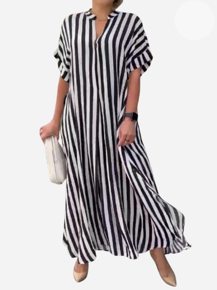 Levoire | Robe d'été grande taille pour femme Noir