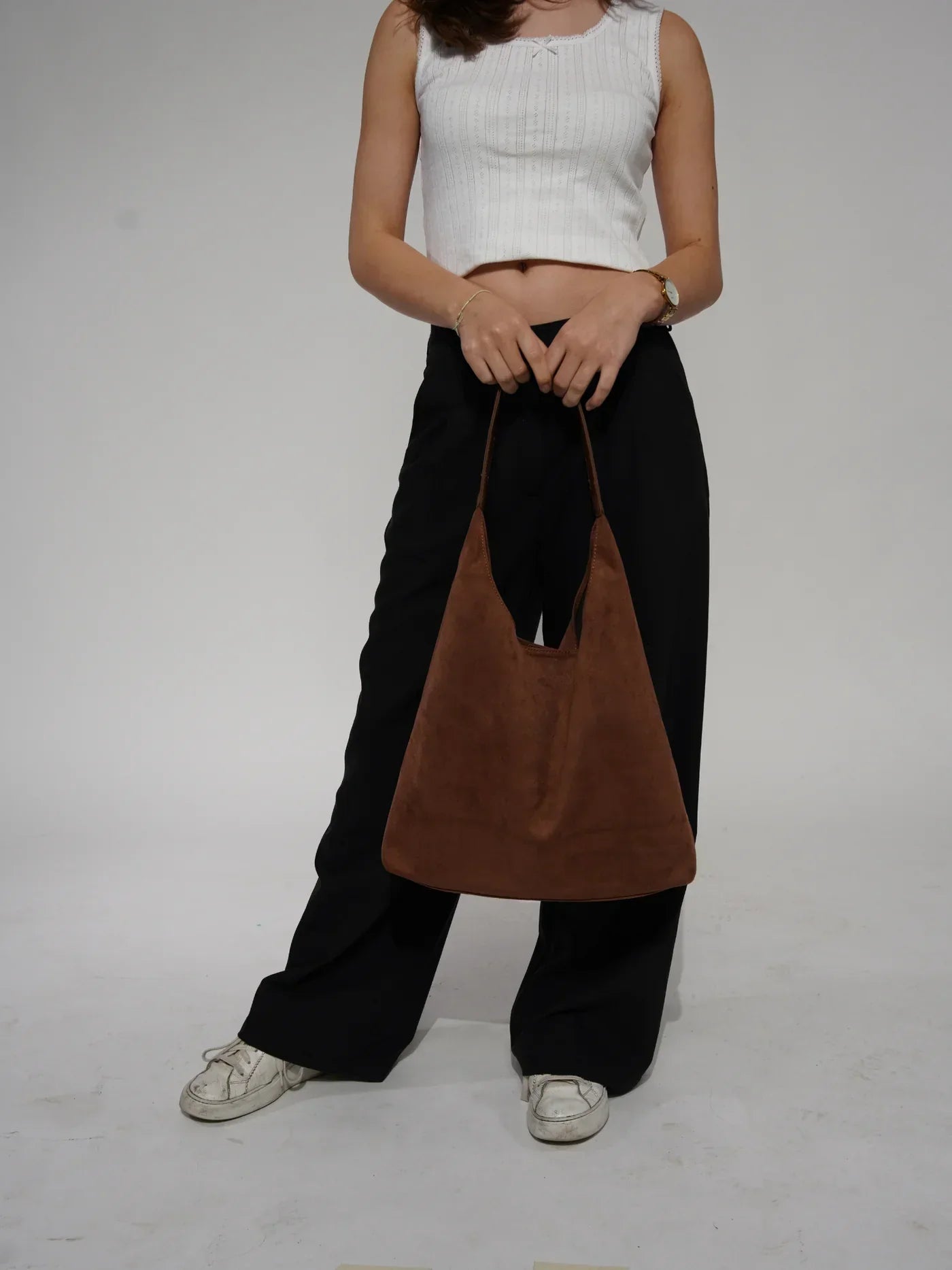 Levoire | Sac à bandoulière en daim doux