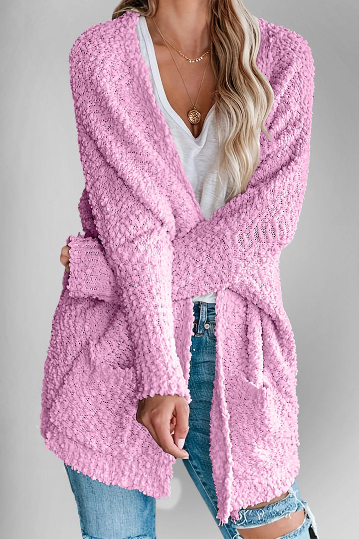 Levoire | Doppel Take Offene Front Long Manches Cardigan Avec Poches