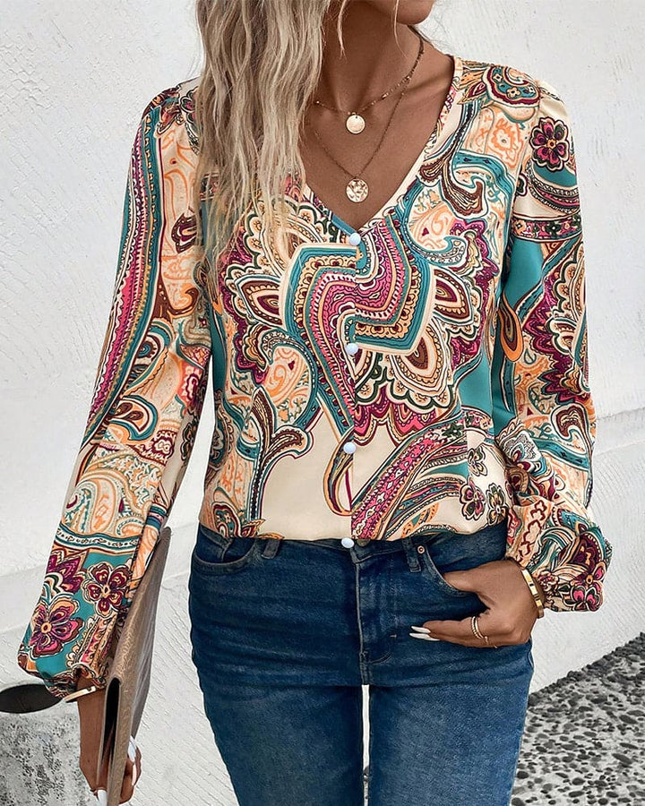 Levoire | Blouse Avec Décolleté En V À Manches