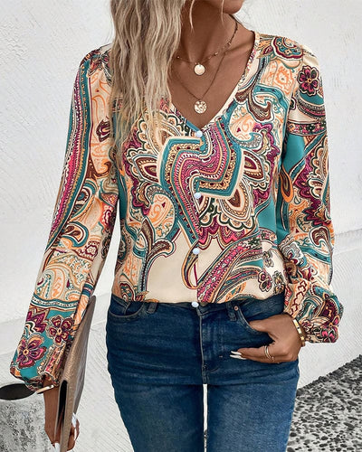 Levoire | Blouse Avec Décolleté En V À Manches