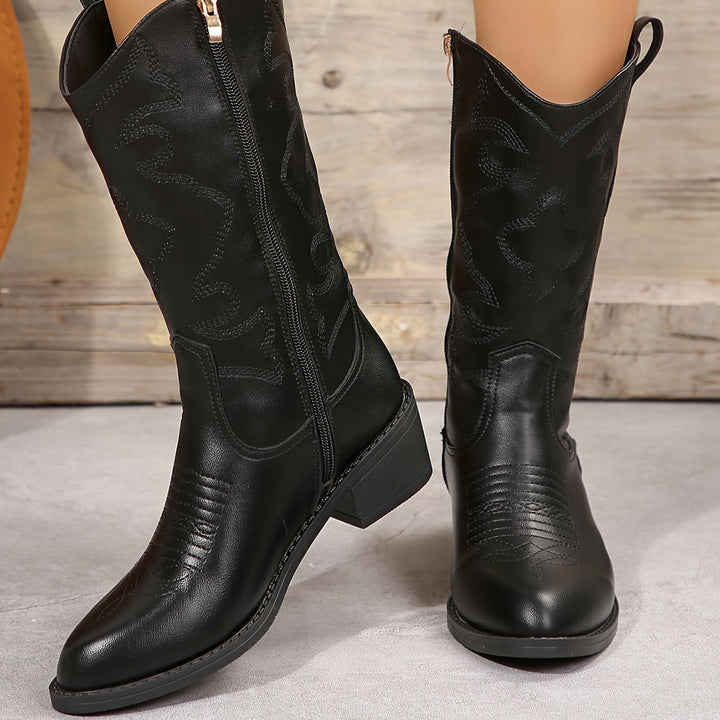 Levoire | Bottes De Cowboy Brodées Élégantes Pour Femmes