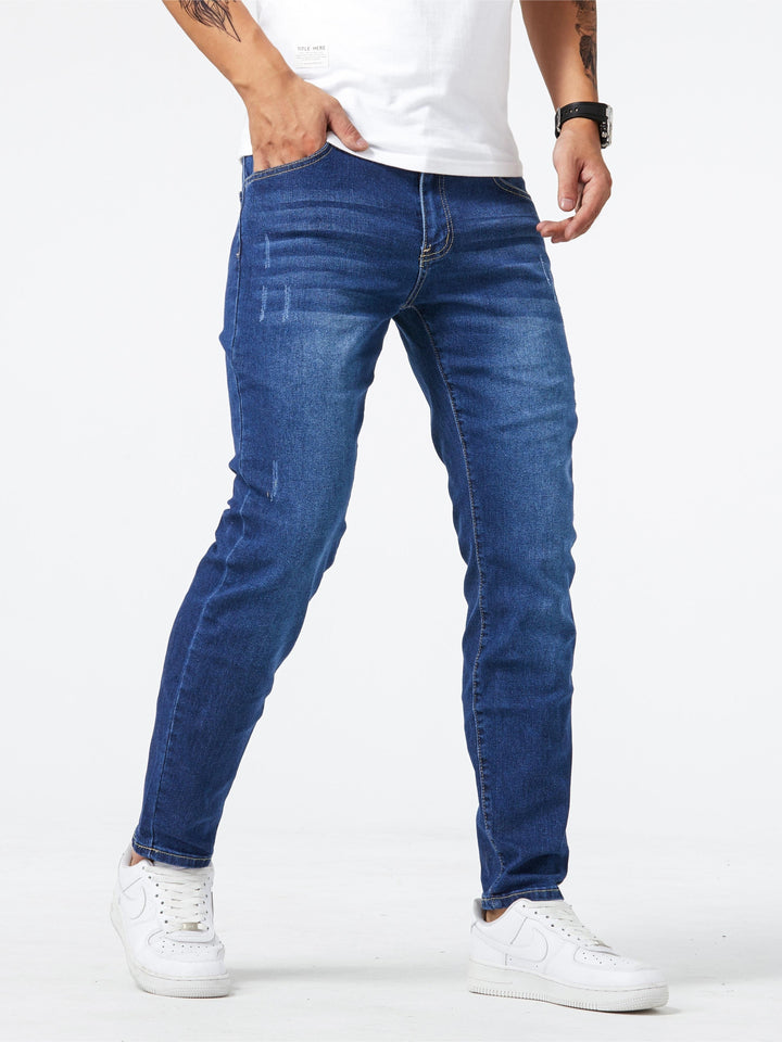 Levoire | Slim Fit Stretch Jeans Im Streetstyle Denim Bleu