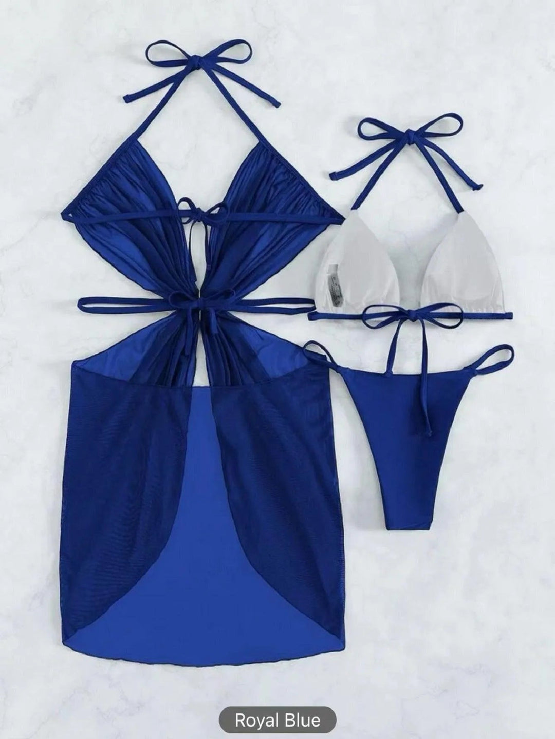 Levoire | Robe de bain une pièce pour femmes en couleur unie