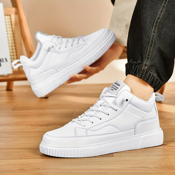 Levoire | Patins Hauts Unisexe Pour Hommes Blanc