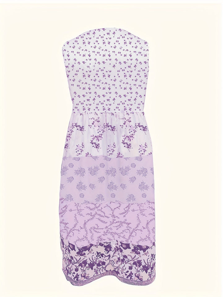 Levoire | Robe Tank À Imprimé Floral Printemps Et Été