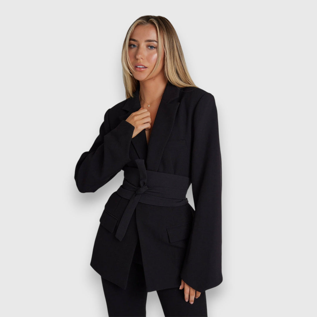 Levoire | Pull D'hiver Femme Élégant Noir