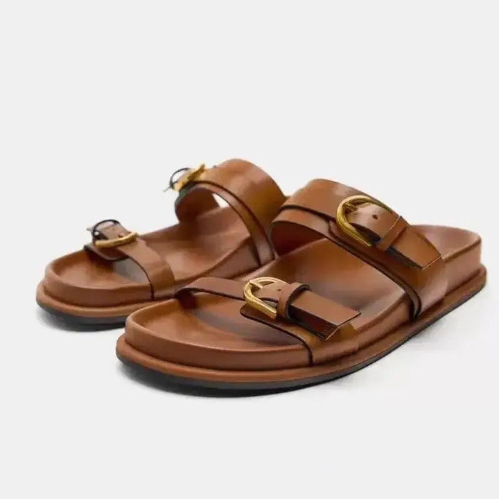 Levoire | Sandales D'Été Confortables Braun