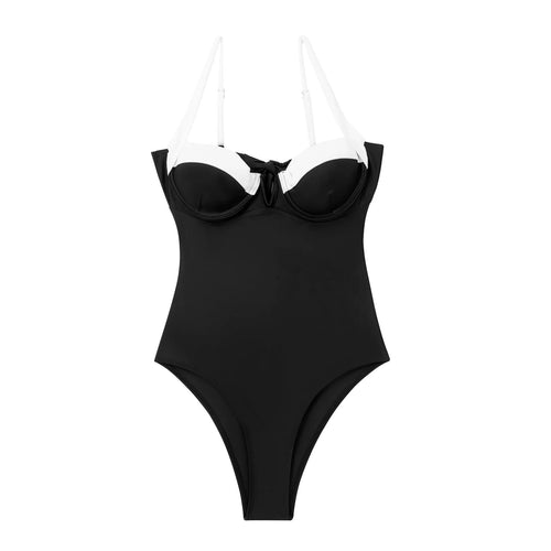 Levoire | Maillot De Bain Noir Et Blanc
