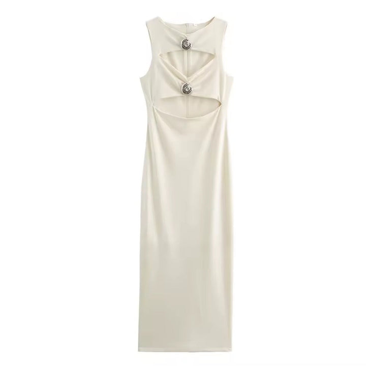 Levoire | Robe Midi Élégante À Découpe