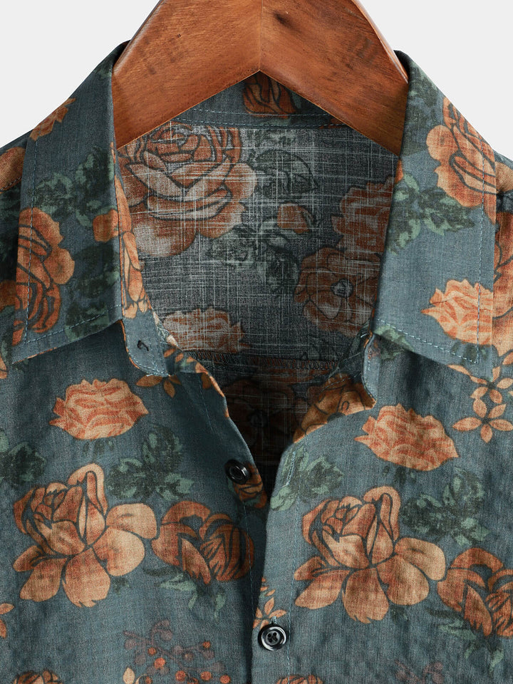 Levoire | Chemise De Vacances Rétro À Manches Courtes