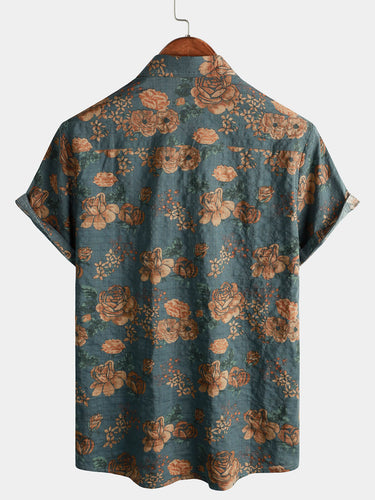 Levoire | Chemise De Vacances Rétro À Manches Courtes