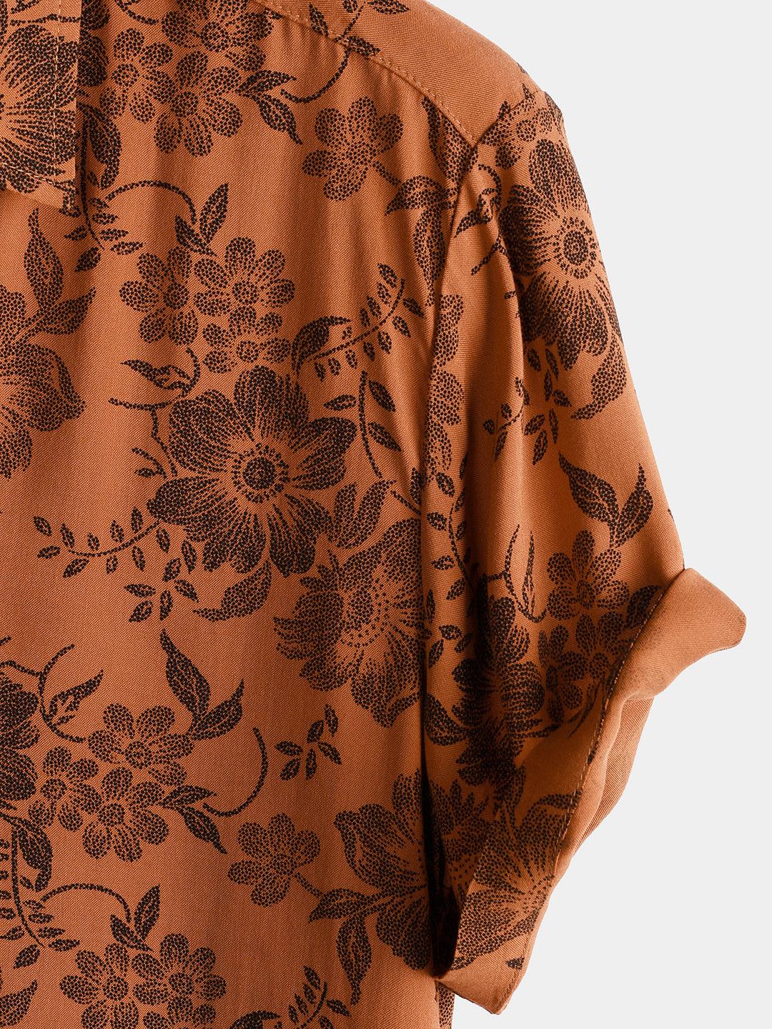 Levoire | Motif Floral Rétro Avec Manches Courtes