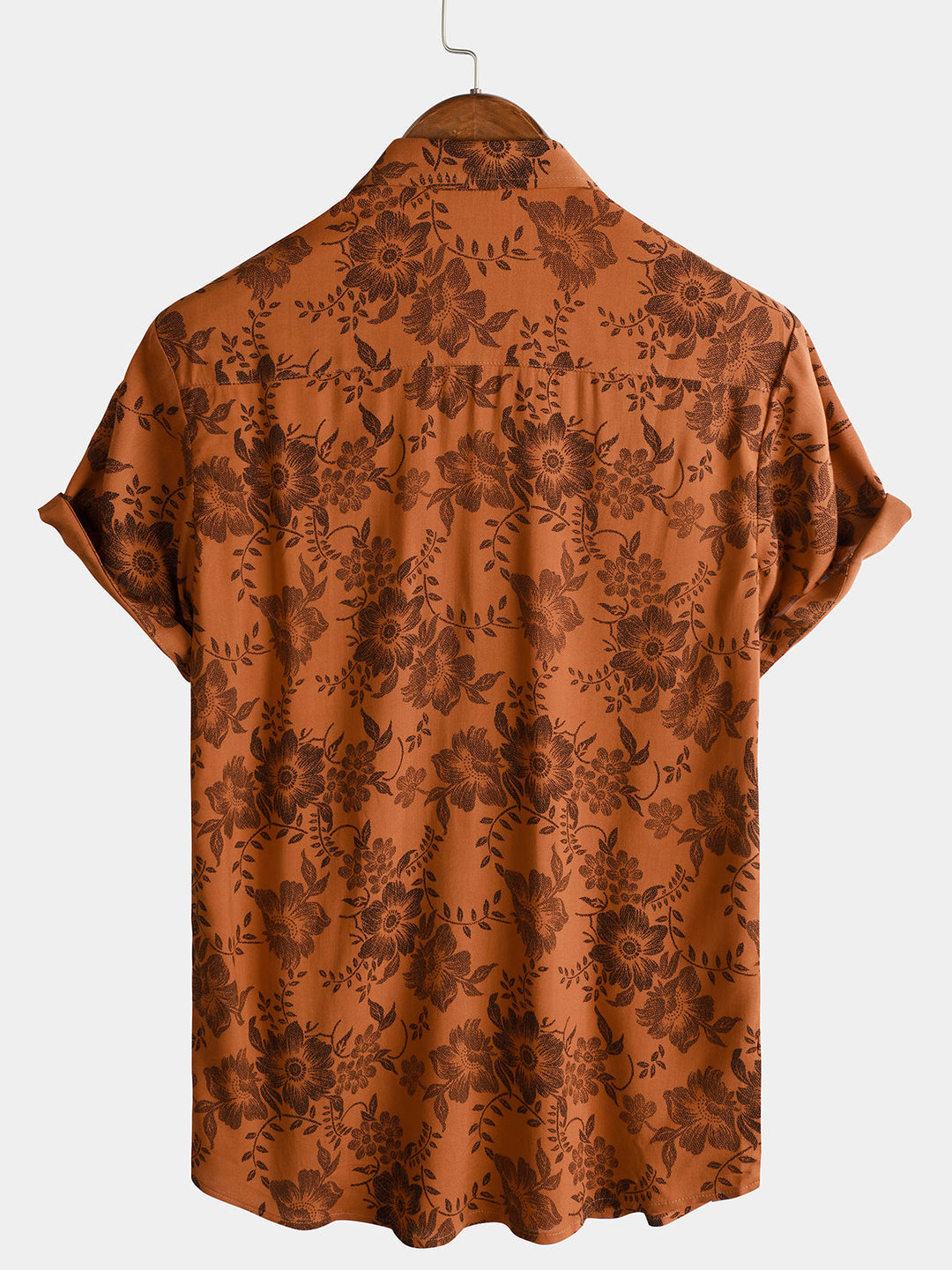 Levoire | Motif Floral Rétro Avec Manches Courtes