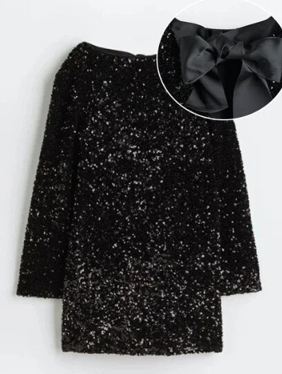 Levoire | Robe Scintillante Noir