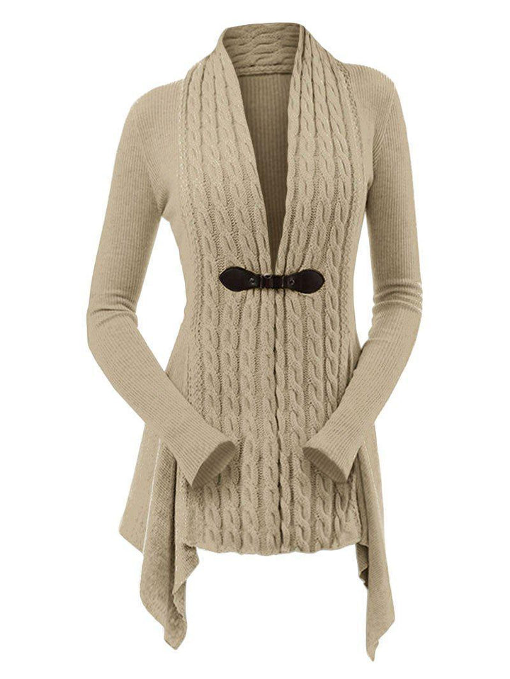 Levoire | Élégante Veste En Tricot En Laine Pour Femmes Beige