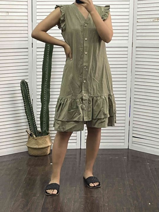 Levoire | Robe sans manches avec décolleté en V