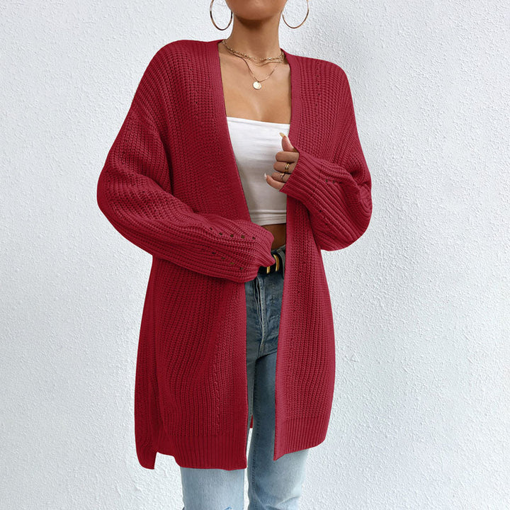 Levoire | Veste Longue Tricotée Avec Détails Subtils Pour Femmes