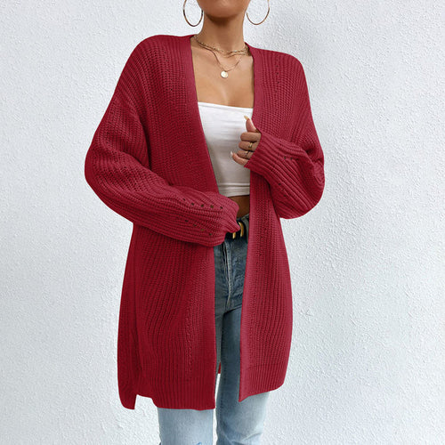 Levoire | Veste Longue Tricotée Avec Détails Subtils Pour Femmes