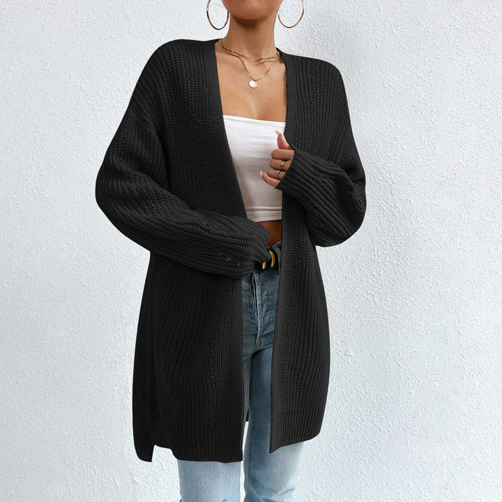 Levoire | Veste Longue Tricotée Avec Détails Subtils Pour Femmes