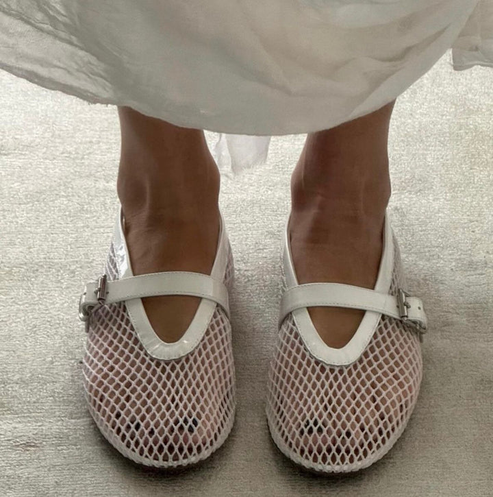 Levoire | Ballerines En Tissu En Maille