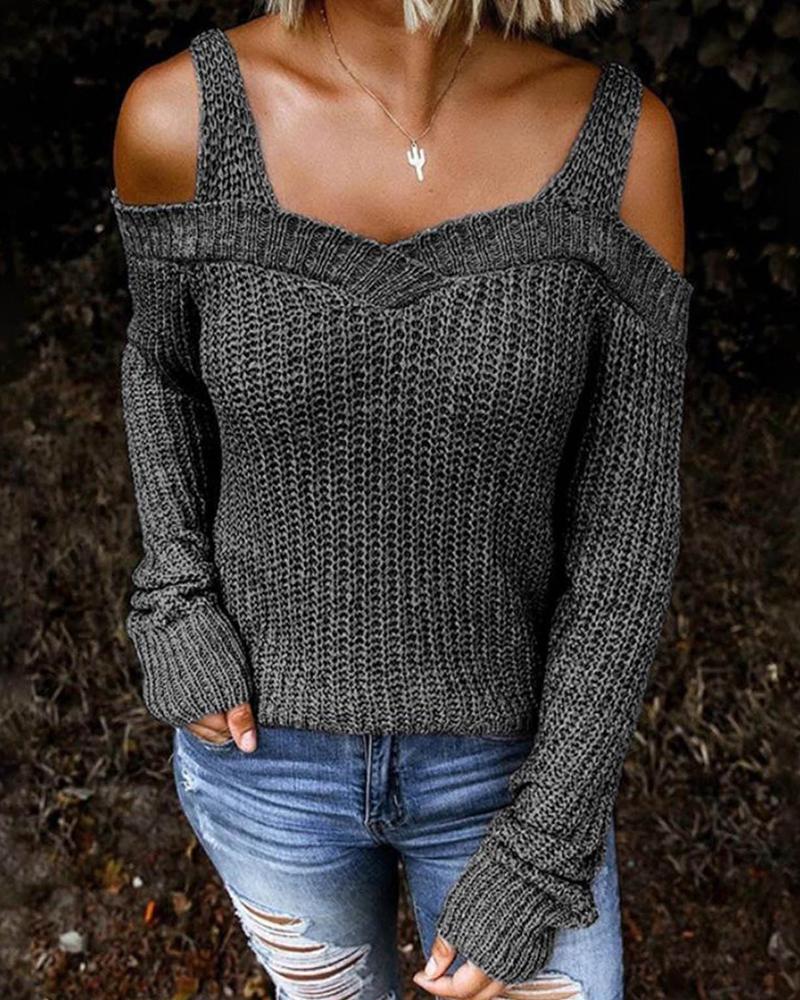 Levoire | Pull Avec Épaules Dégagées Et Coupe Confortable