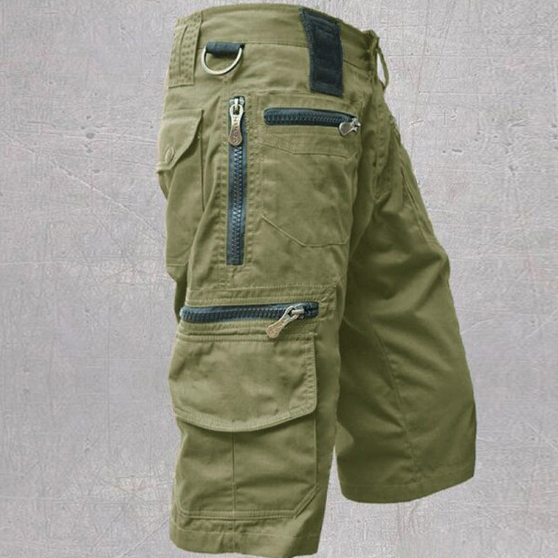Levoire | Shorts Cargo Élégants Vert