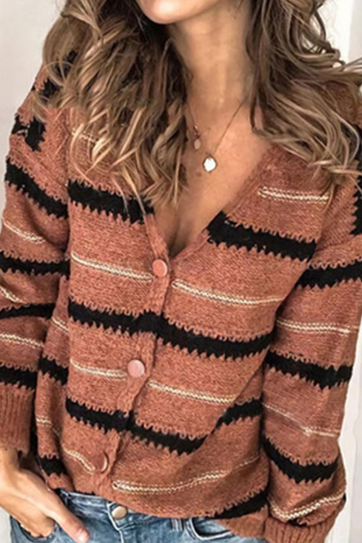 Levoire | Pull Femmes Au Design Classique Orange