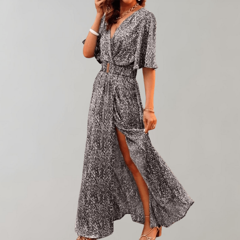 Levoire | Robe Maxi Pour Femmes Parfaite Pour Les Journées D'Été Gris