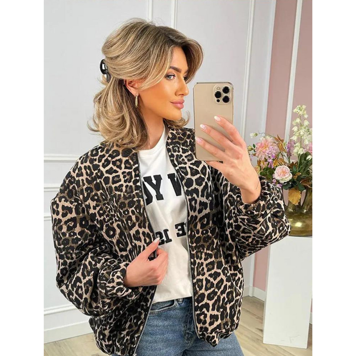 Levoire | Veste Bomber À Motif Léopard Léopard