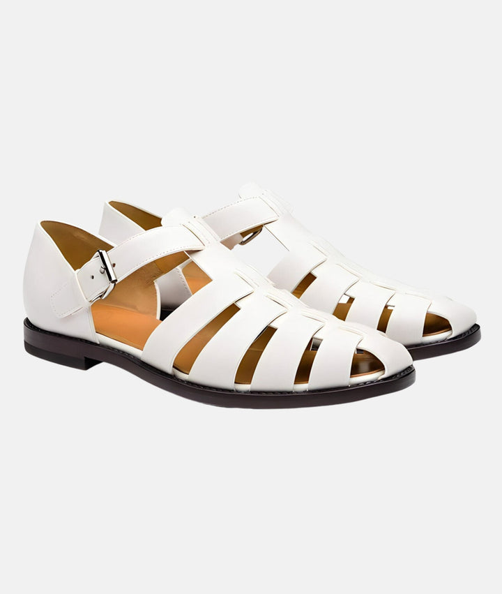 Levoire | Sandales À La Mode Avec Des Sangles Et Une Coupe Élégante Blanc