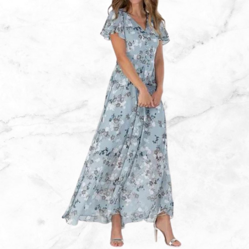 Levoire | Robe pour femmes charmante rétro fleurie design flatteur pour la silhouette