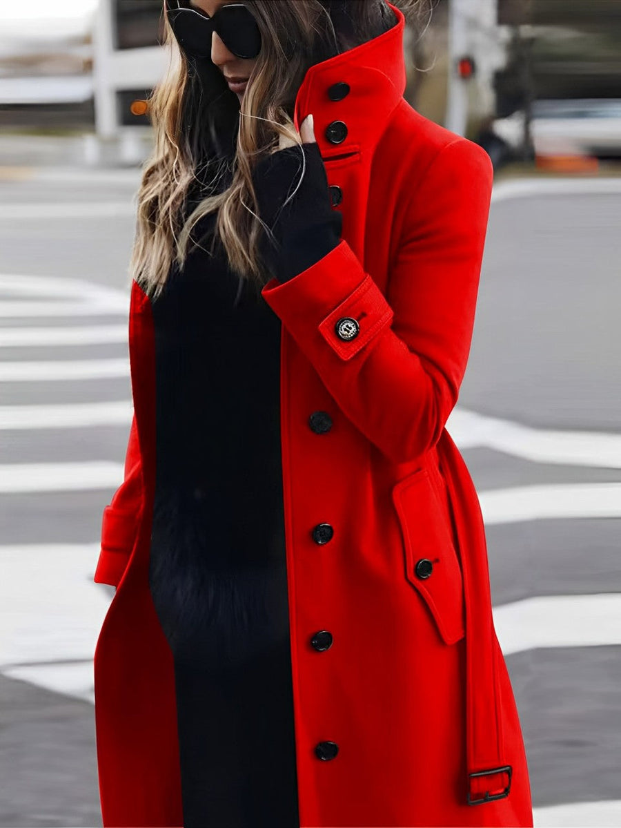 Levoire | Veste Classique Pour Femmes Avec Fermeture À Bouton Rot