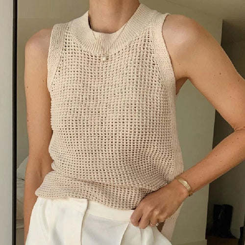Levoire | Pull Tricoté Sans Manches