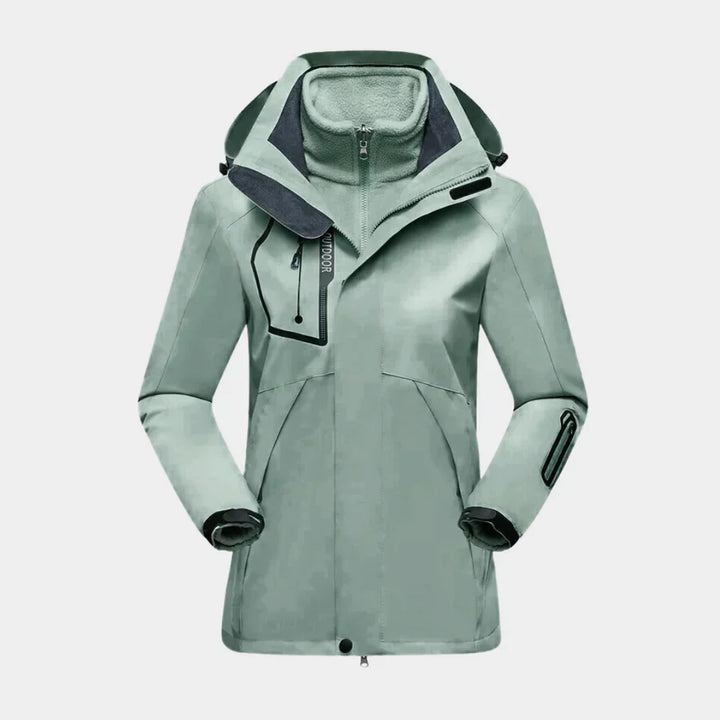 Levoire | Veste De Ski Imperméable Pour Femmes Vert