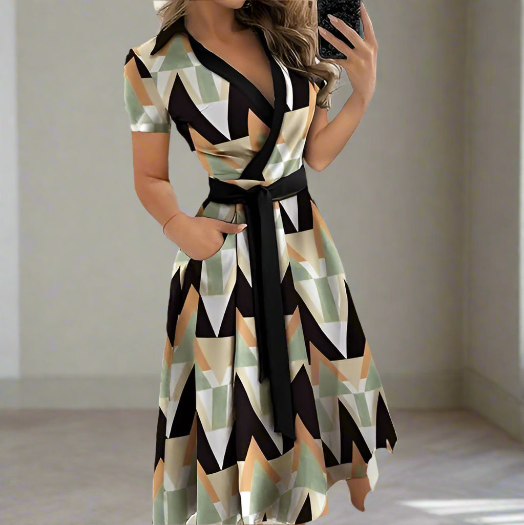 Levoire | Robe Élégante Avec Imprimé Unique Pour Une Allure Stylée